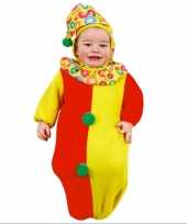Baby clown trappelzak carnavalskleding